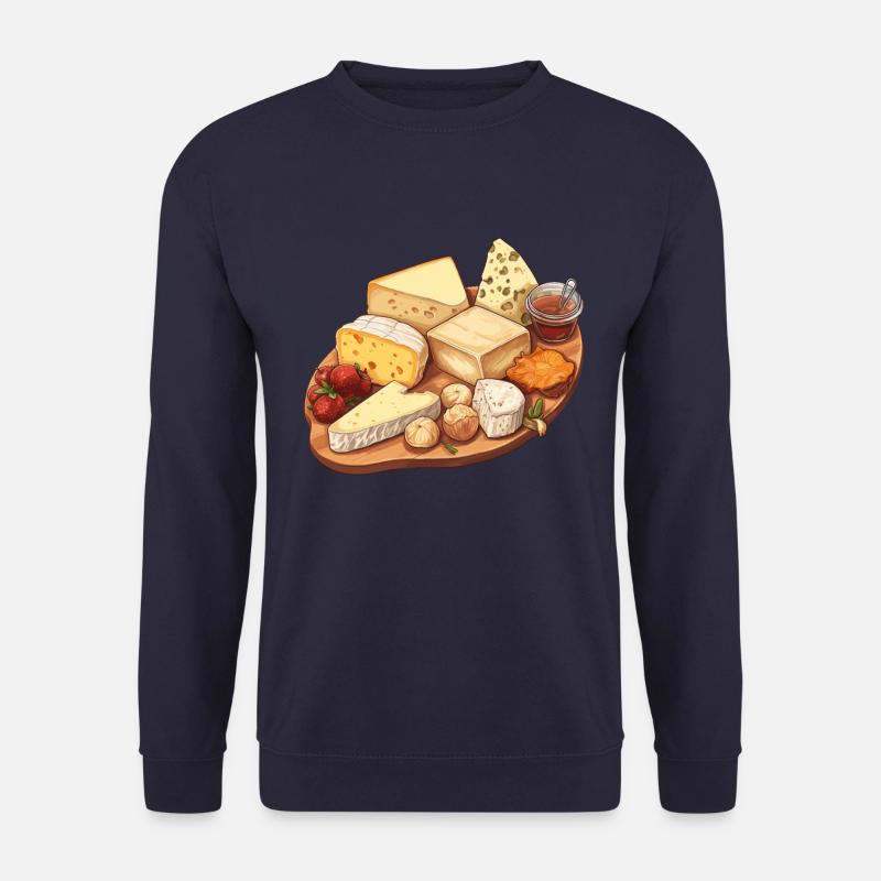 Cheese board - Unisex Sweatshirt - navy