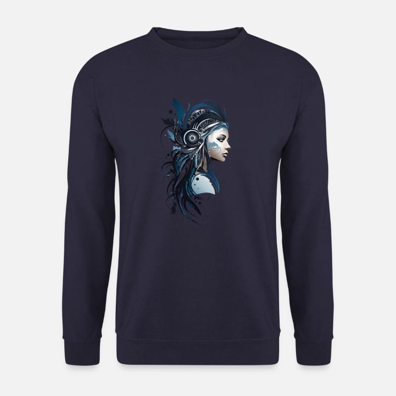 Stammeskopf Frau - Unisex Pullover - Navy