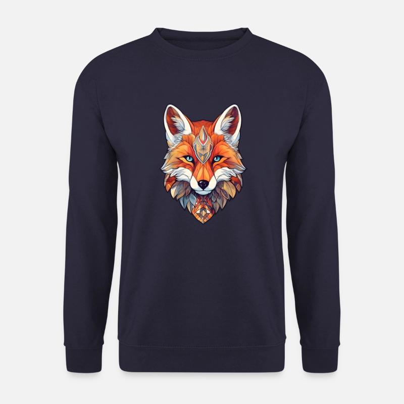 Ästhetischer Fuchs - Unisex Pullover - Navy