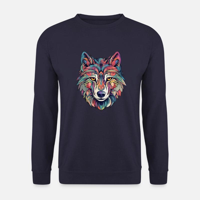 Wolf Ästhetik - Unisex Pullover - Navy