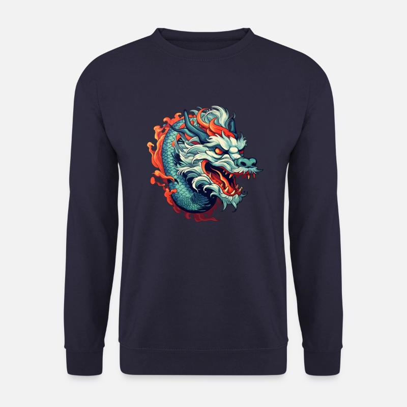 Chinesischer Drache - Unisex Pullover - Navy