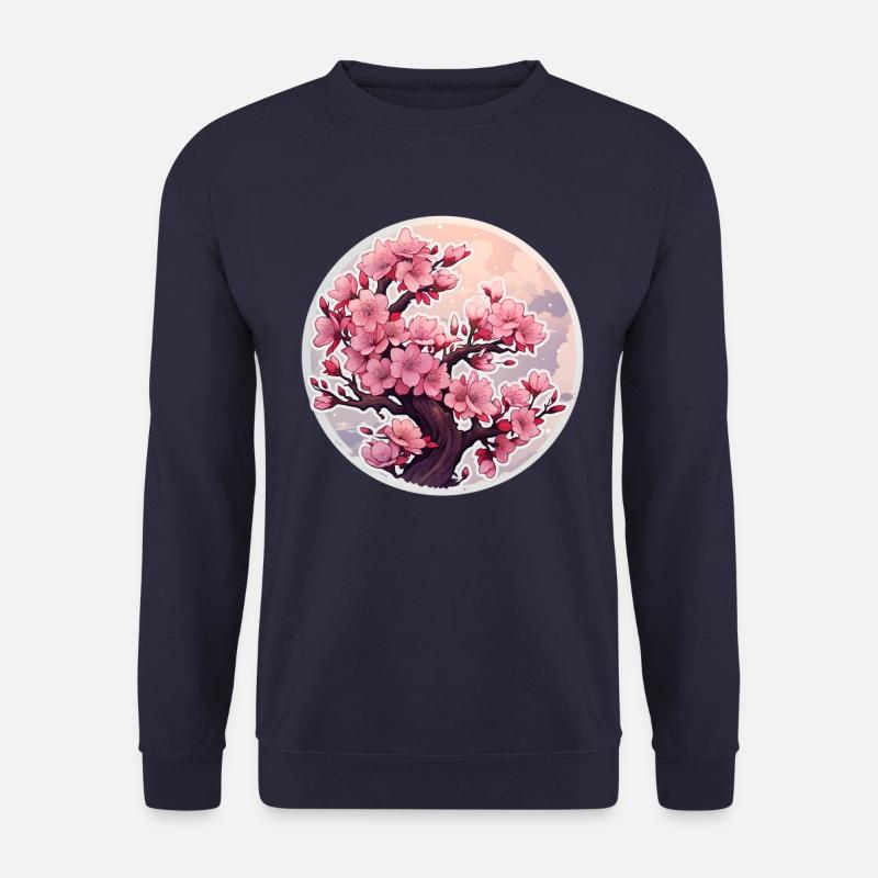 Kirschblütenbaum - Unisex Pullover - Navy