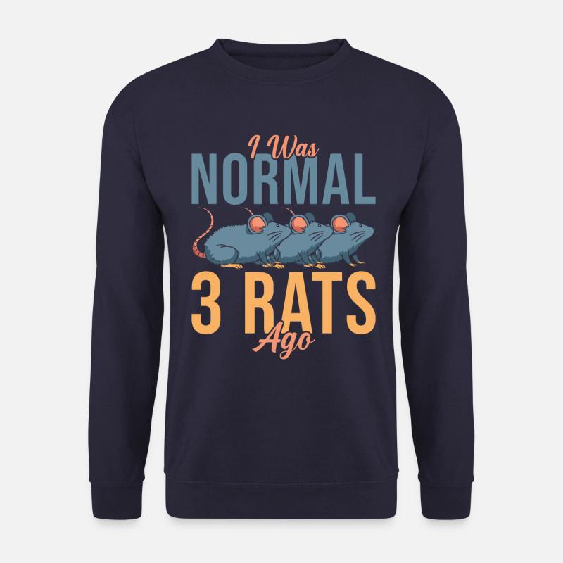 Rattenliebhaber Geschenk - Unisex Pullover - Navy
