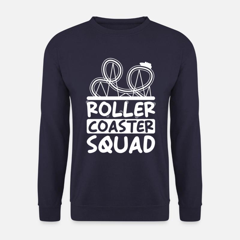 Rollercoaster Squad Vergnügungspark-gruppe - Unisex Pullover - Navy
