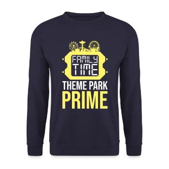 Vergnügungspark Vergnügungspark Familienausflug - Unisex Pullover - Navy - Vorne - Alina (178cm) & Michal (187cm)