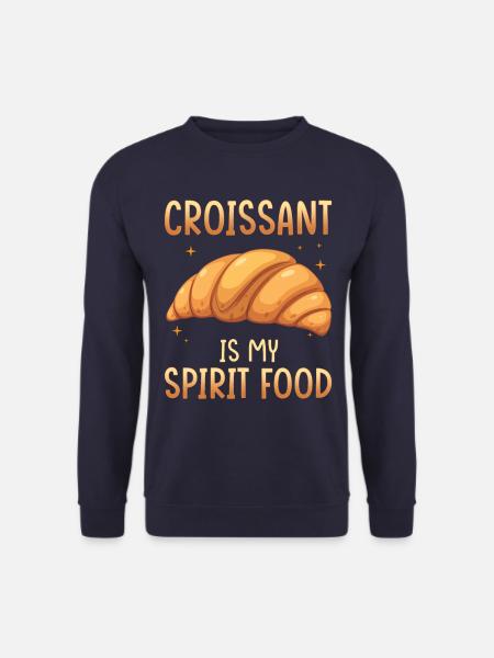 Croissant Ist Mein Lieblingsessen - Unisex Pullover - Navy