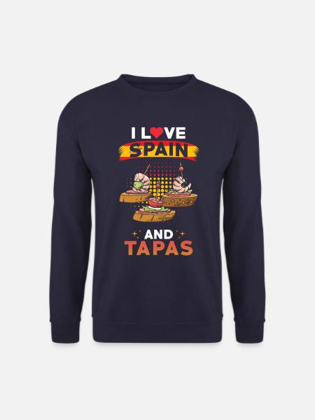 Tapas Spanien Spanische Küche - Unisex Pullover - Navy