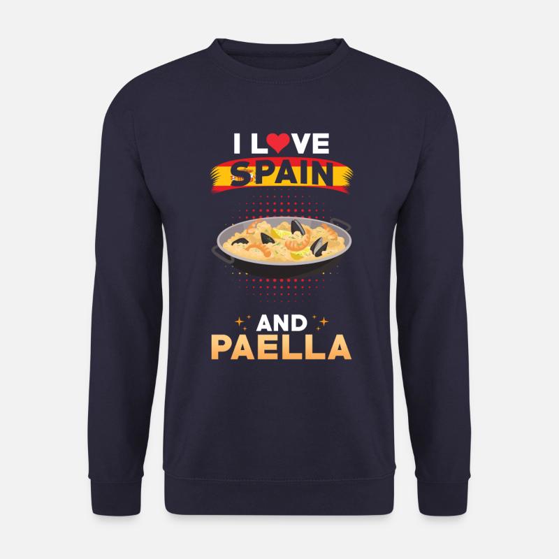 Paella Spanien Spanische Küche - Unisex Pullover - Navy