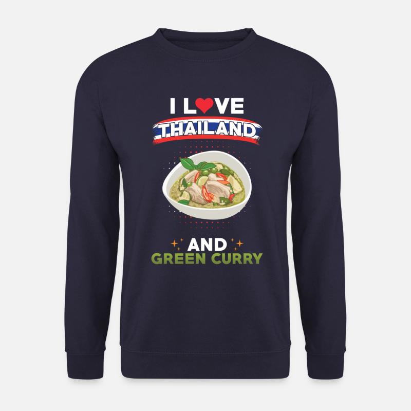 Curry vert Thaïlande Cuisine thaïlandaise - Sweat-shirt Unisexe - marine