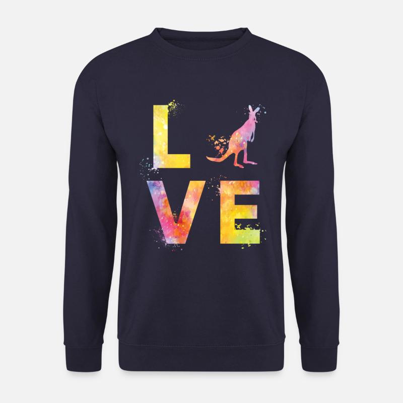 Känguru liebe - Unisex Pullover - Navy