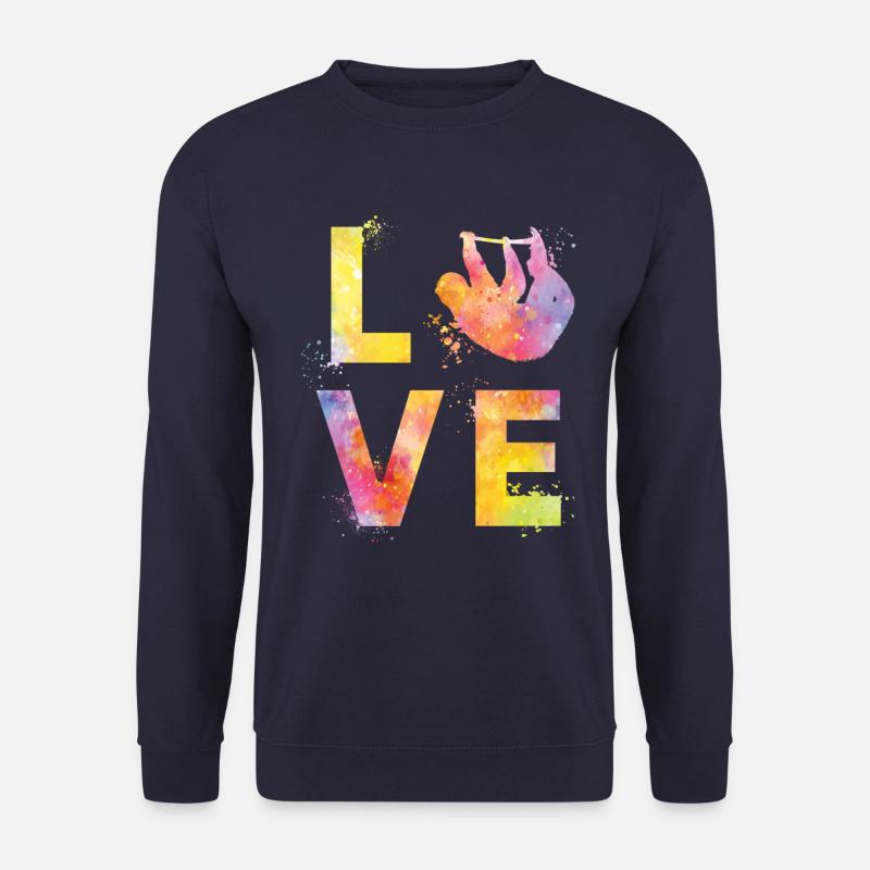 Faultier liebe - Unisex Pullover - Navy