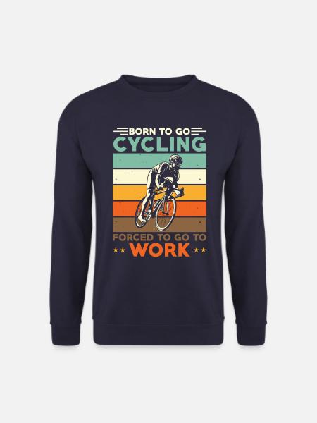 Fahrradfahrer Geschenk Rennrad Radfahrer Sport - Unisex Pullover - Navy