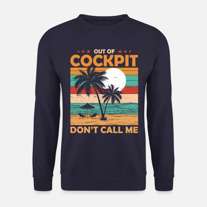 Pilot Rente Geschenk - Unisex Pullover - Navy