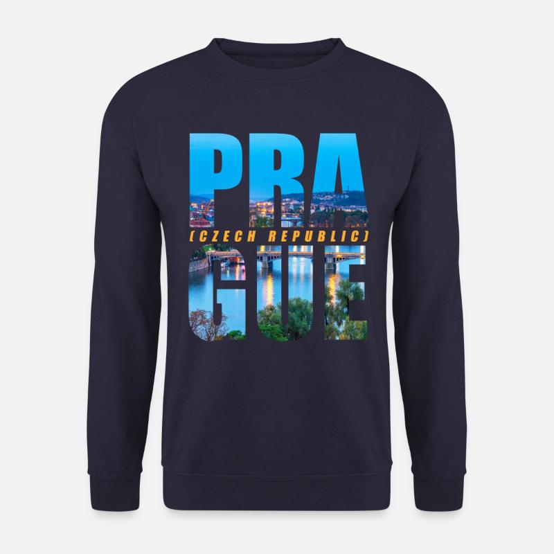 Prag Tschechien Souvenir - Unisex Pullover - Navy