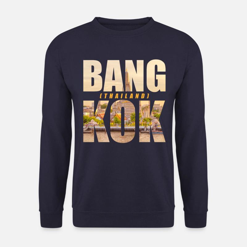 Bangkok Thailand Souvenir - Unisex Pullover - Navy