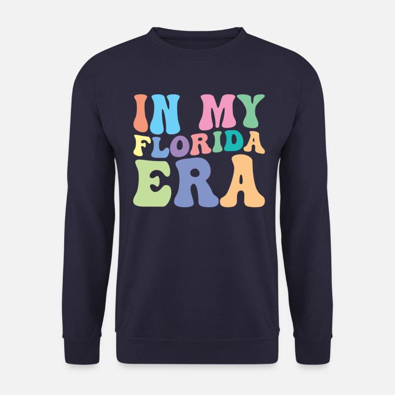 Florida Retro Groovy - Unisex Sweatshirt - navy