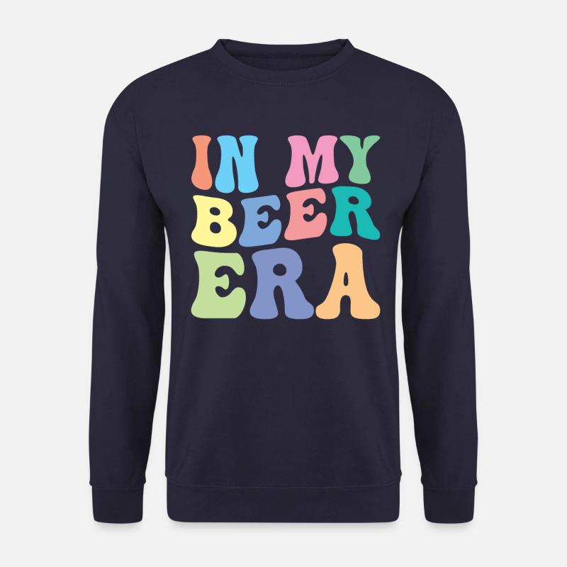 Bier Retro Groovy Frauen Bier - Unisex Pullover - Navy