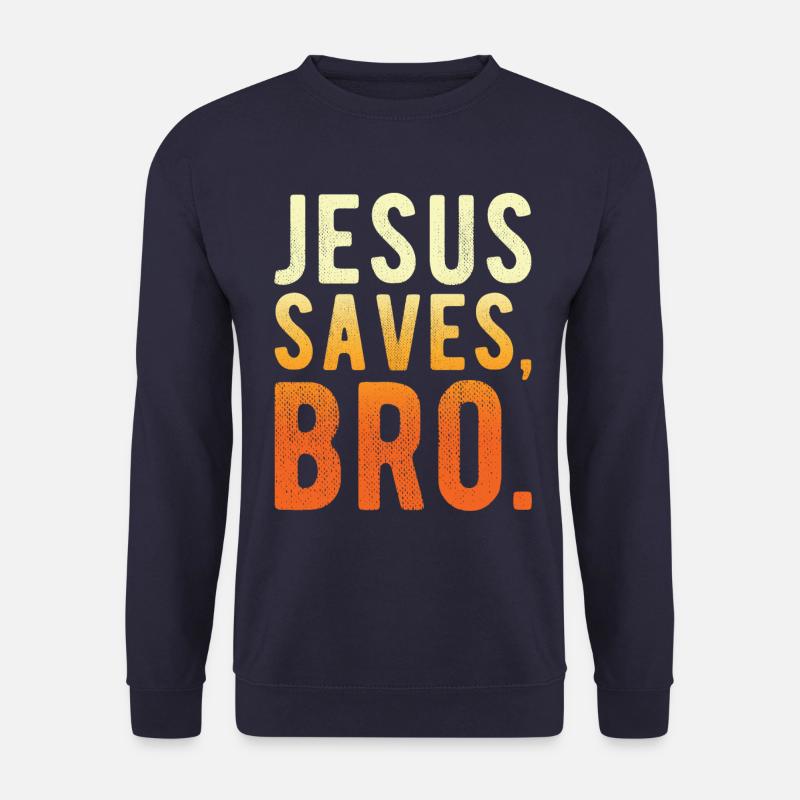 Jesus Rettet Bruder - Unisex Pullover - Navy