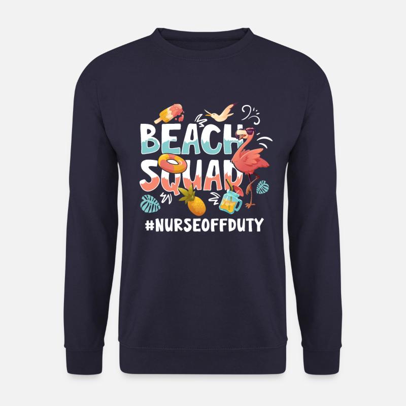 Nurse Vacation Beach Group - Unisex Sweatshirt - navy