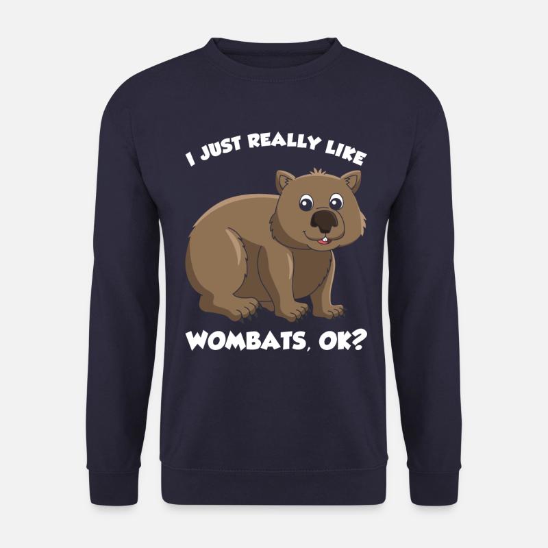 Wombat Lover - Unisex Sweatshirt - navy