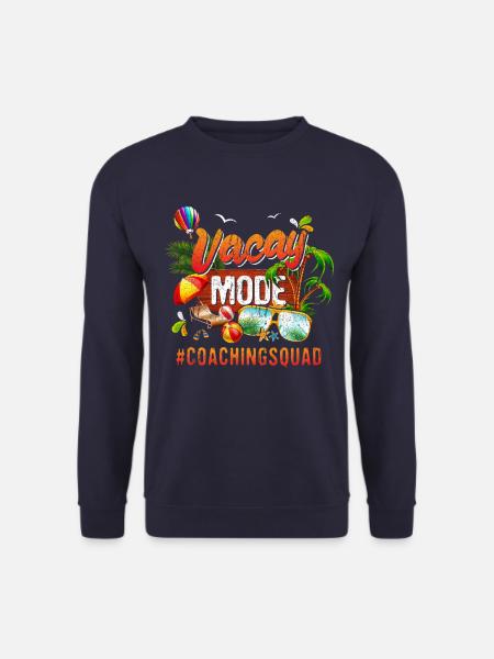 Coaching Feriengruppe #Coachingsquad - Unisex Pullover - Navy