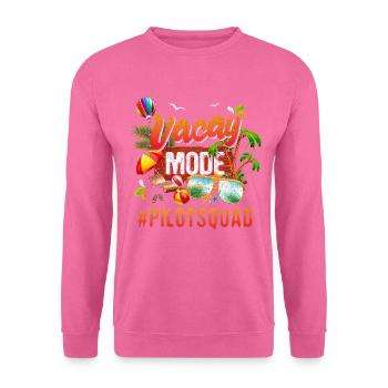 Groupe de vacances pilote #Pilotsquad - Sweat-shirt Unisexe - rose - Devant