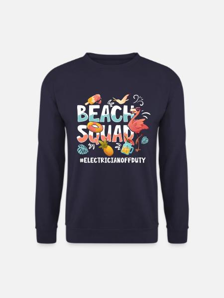 Elektriker Vacation Beach Group - Unisex Pullover - Navy