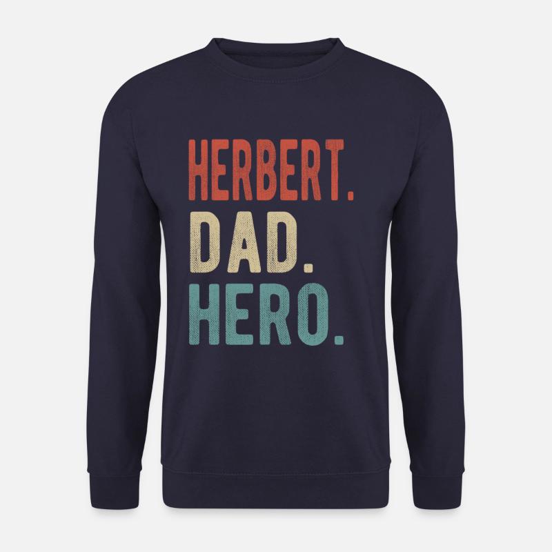 Herbert Dad Hero - Unisex Sweatshirt - navy