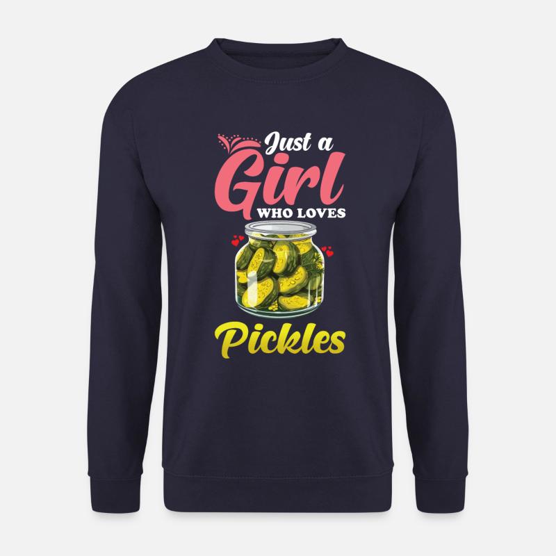 Gurken Liebhaber eingelegte Gurke Geschenk - Unisex Pullover - Navy