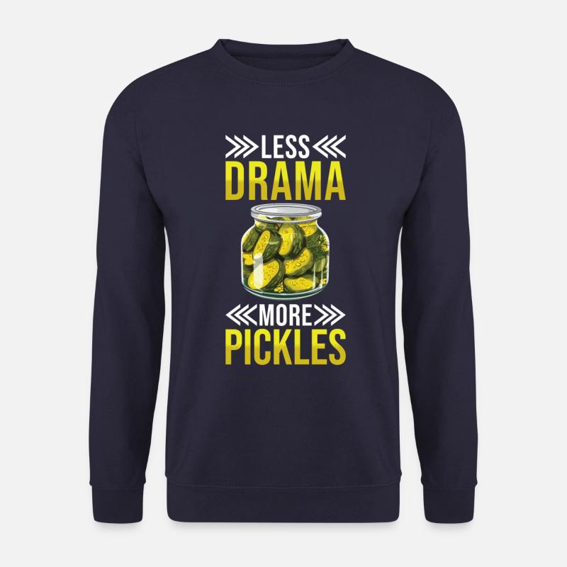 Gurken Liebhaber eingelegte Gurke Geschenk - Unisex Pullover - Navy