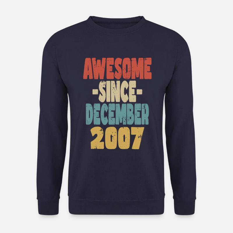 Fantastischer Dezember 2007 - Unisex Pullover - Navy