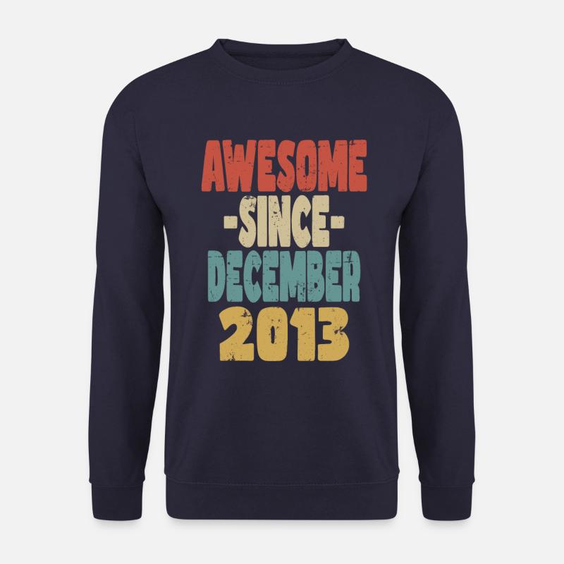Awesome December 2013 - Unisex Sweatshirt - navy