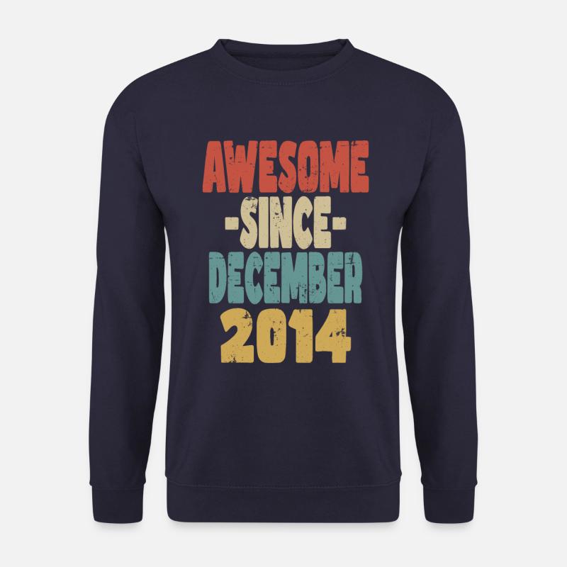 Awesome December 2014 - Unisex Sweatshirt - navy