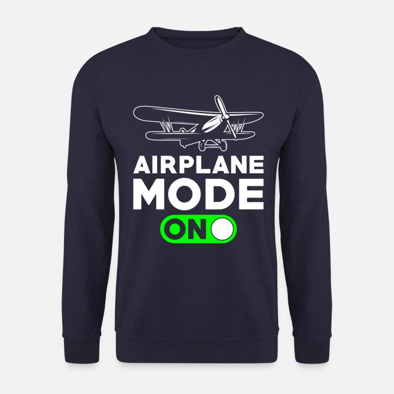 RC Modellflugzeug Pilot Geschenk - Unisex Pullover - Navy