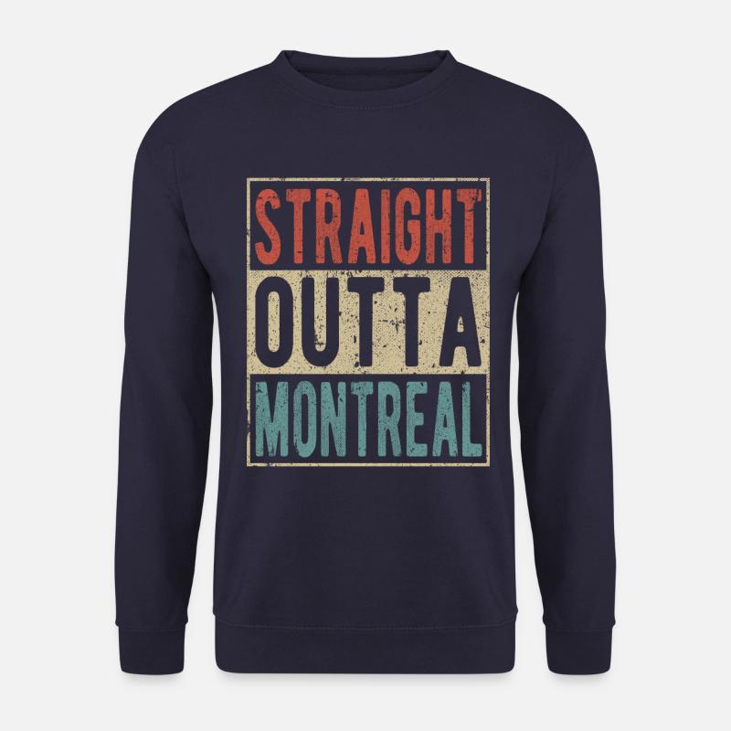 Direkt aus Montreal heraus - Unisex Pullover - Navy