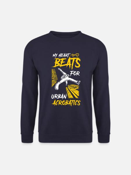 Urban Parkour Athlete Freerunning - Unisex Sweatshirt - navy