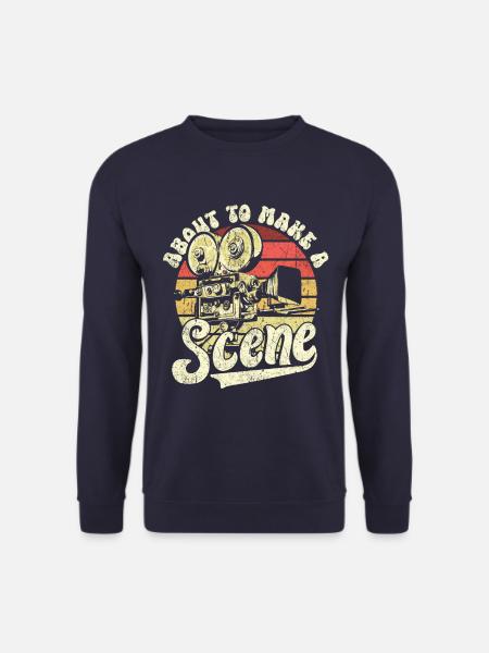 Filmmaker Cinematography Director Producer Design - Unisex Sweatshirt - navy