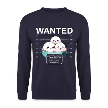 Glace Kawaii Mochi Dessert Japonais Japon - Sweat-shirt Unisexe - marine - Devant - Alina (178cm) & Michal (187cm)