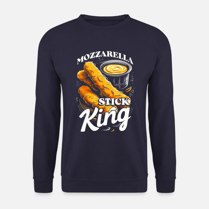Bâtonnet de mozzarella King - Sweat-shirt Unisexe - marine