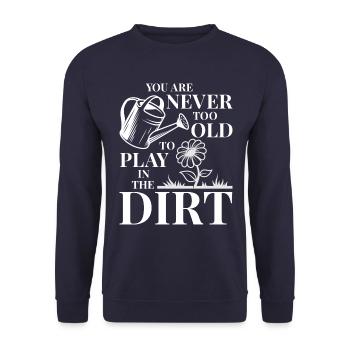 Jardinage passionné jardinier jardinier fleur cadeau - Sweat-shirt Unisexe - marine - Devant - Alina (178cm) & Michal (187cm)