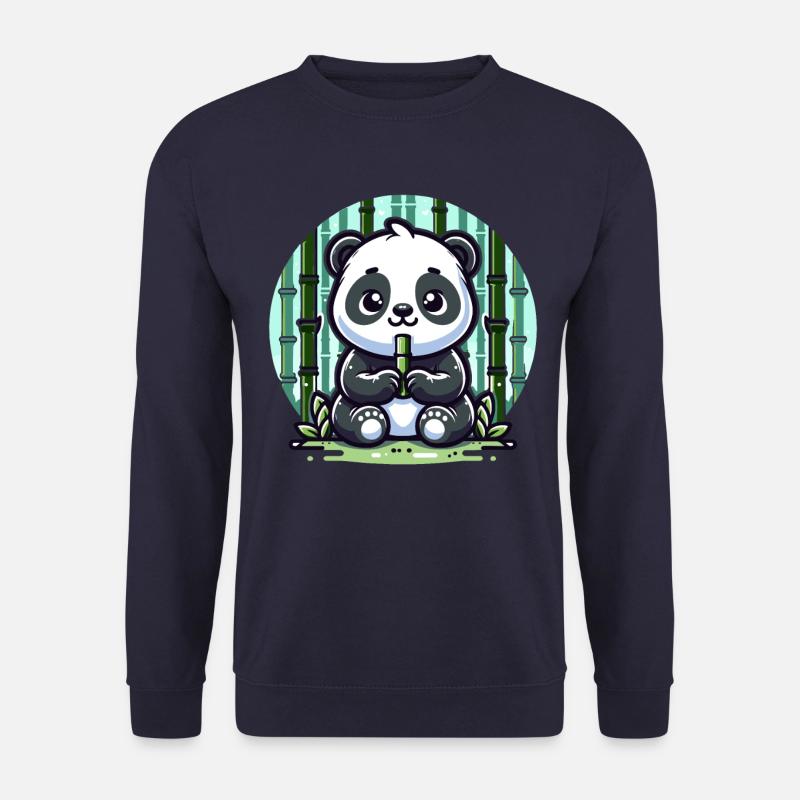 Panda Bambus - Unisex Pullover - Navy