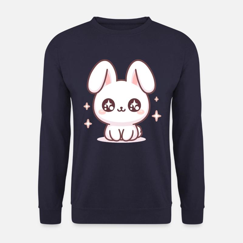 Kaninchen Bubble Tea Kawaii - Unisex Pullover - Navy