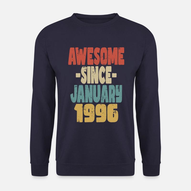 Awesome January 1996 - Unisex Sweatshirt - navy
