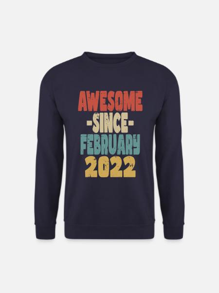 Génial février 2022 - Sweat-shirt Unisexe - marine