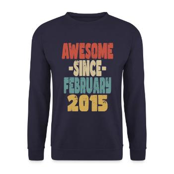 Génial Février 2015 - Sweat-shirt Unisexe - marine - Devant - Alina (178cm) & Michal (187cm)