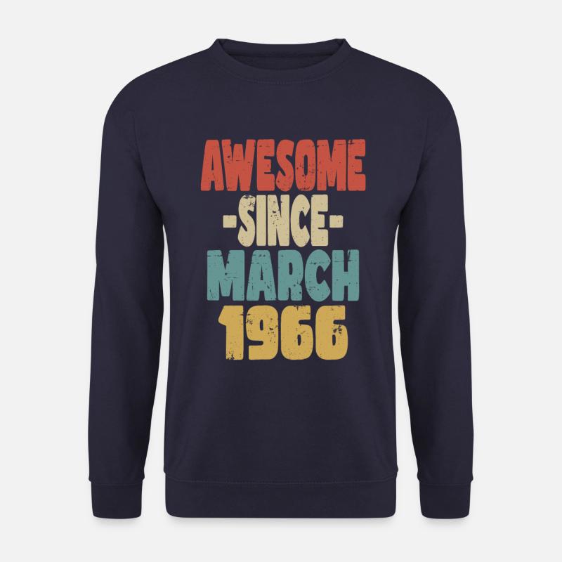Awesome March 1966 - Unisex Sweatshirt - navy