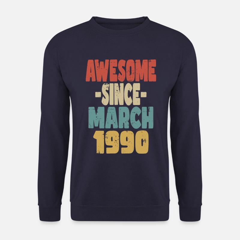 Fantastischer März 1990 - Unisex Pullover - Navy
