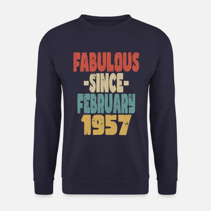 Fabelhafter Februar 1957 - Unisex Pullover - Navy