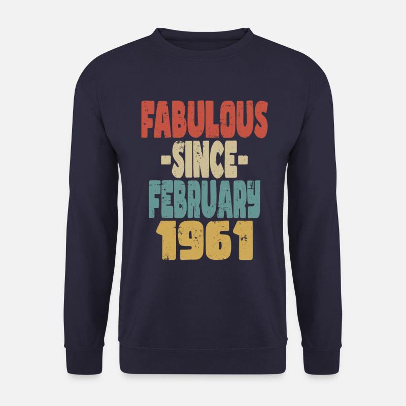 Fabelhafter Februar 1961 - Unisex Pullover - Navy