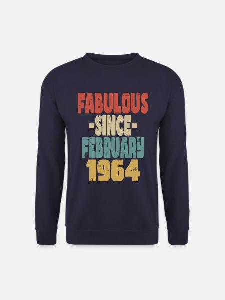 Fabuleux Février 1964 - Sweat-shirt Unisexe - marine